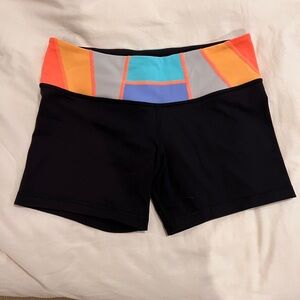 Lululemon Reverse Groove Short Black / Quilt Spring 14-10 Size 8